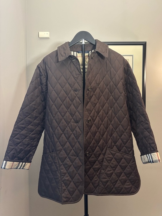 Burberry Jackets & Blazers - Burberry Made-in-England Brown Quilted Lightweight Jacket